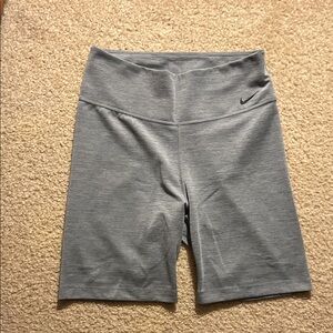 BUNDLE Nike Women's Heather Gray and Black Bike Shorts